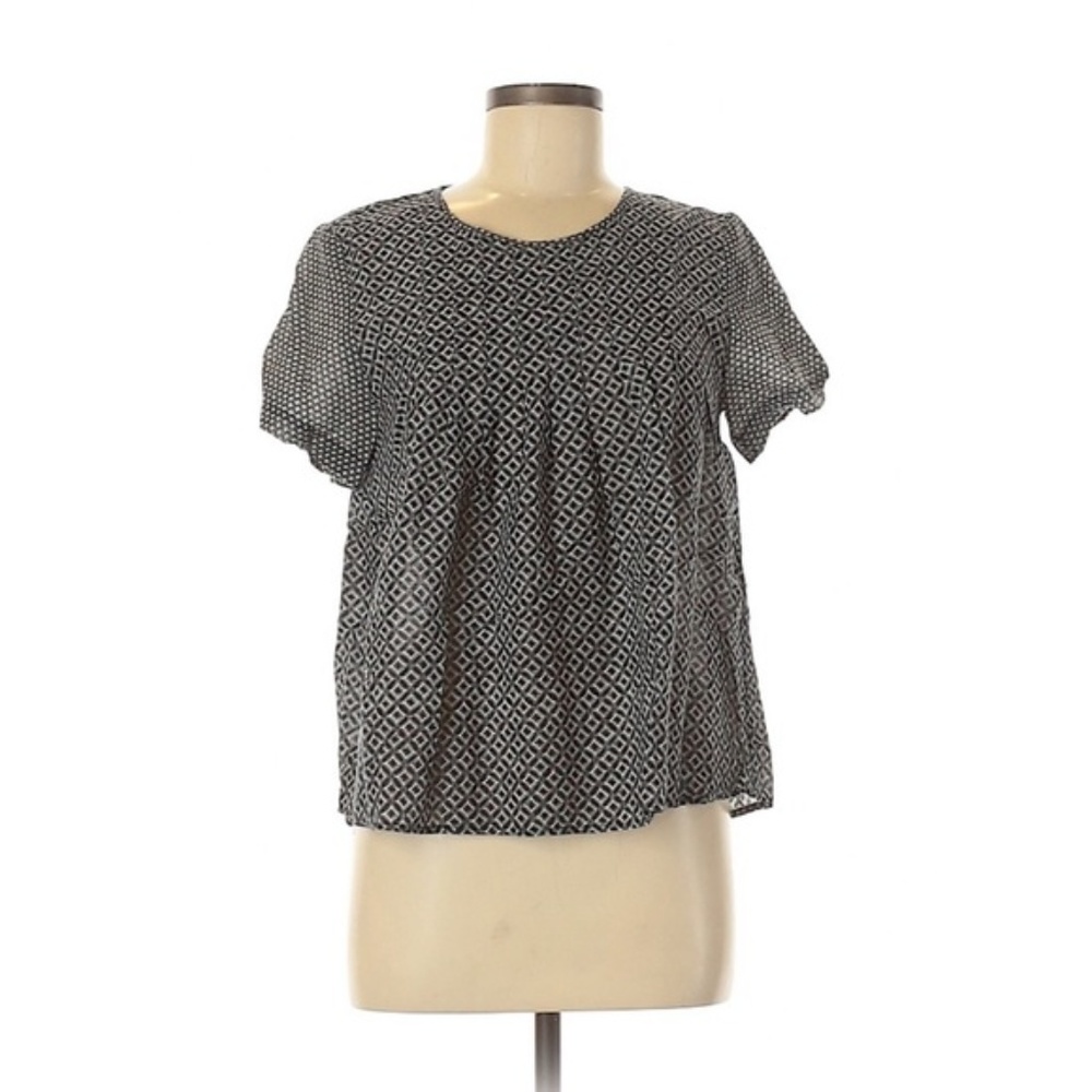 Sea New York Geometric Oversized Blouse Size 4